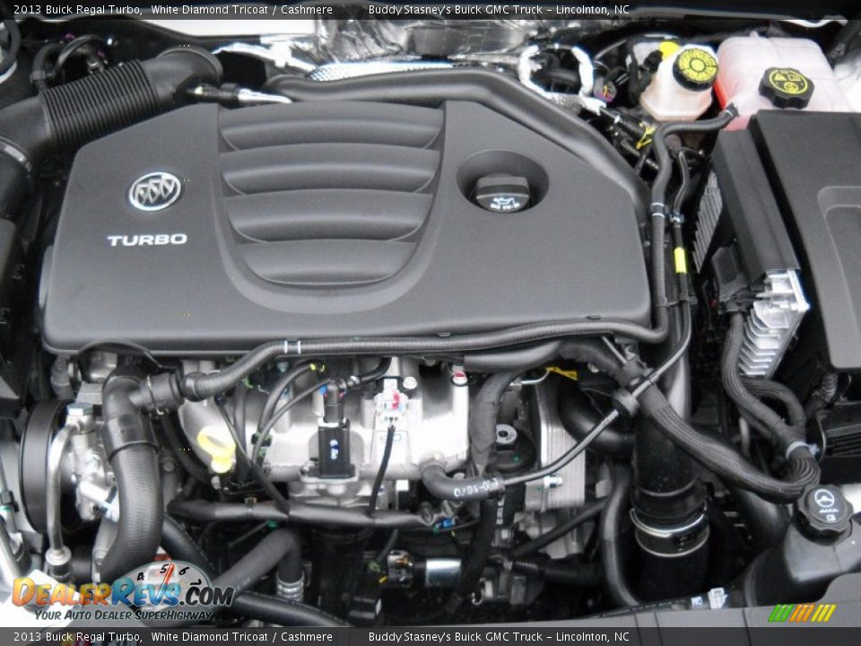 2013 Buick Regal Turbo 2.0 Liter SIDI Turbocharged DOHC 16-Valve VVT Flex-Fuel ECOTEC 4 Cylinder Engine Photo #20