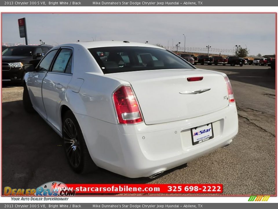 2013 Chrysler 300 S V8 Bright White / Black Photo #3