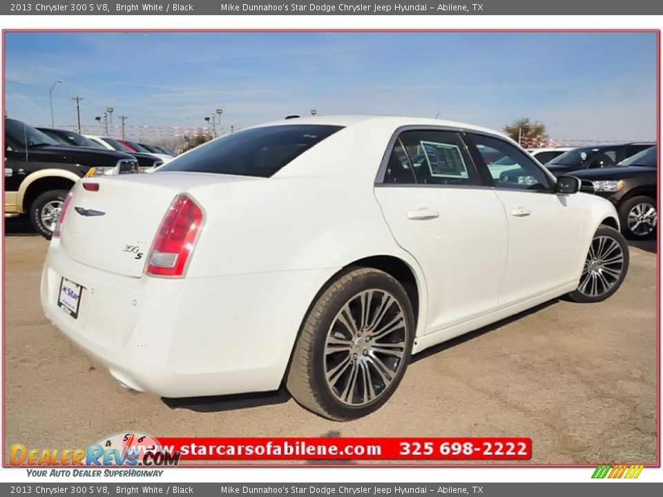 2013 Chrysler 300 S V8 Bright White / Black Photo #6
