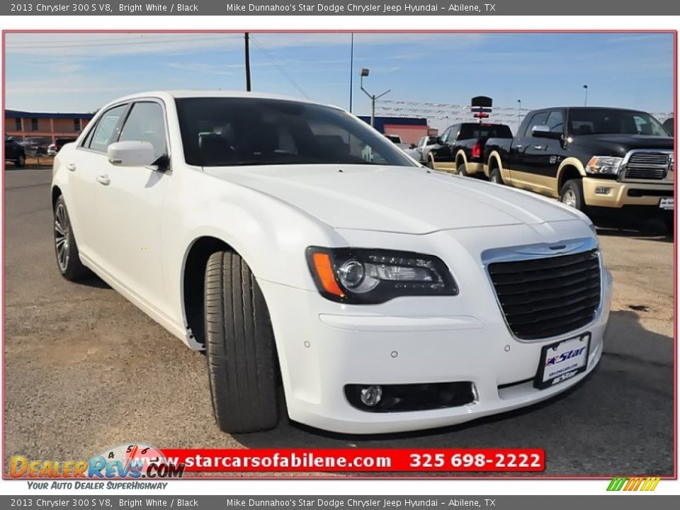 2013 Chrysler 300 S V8 Bright White / Black Photo #8