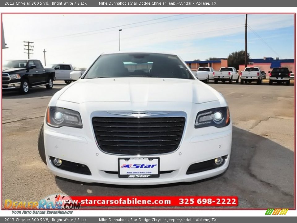 2013 Chrysler 300 S V8 Bright White / Black Photo #9