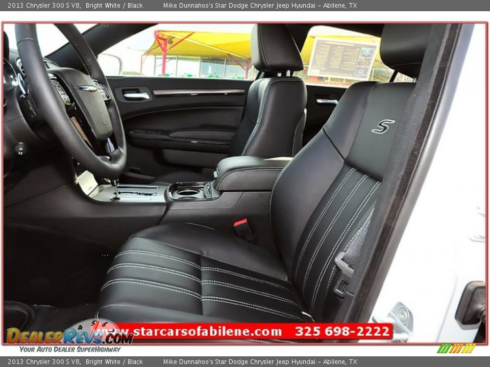 2013 Chrysler 300 S V8 Bright White / Black Photo #11