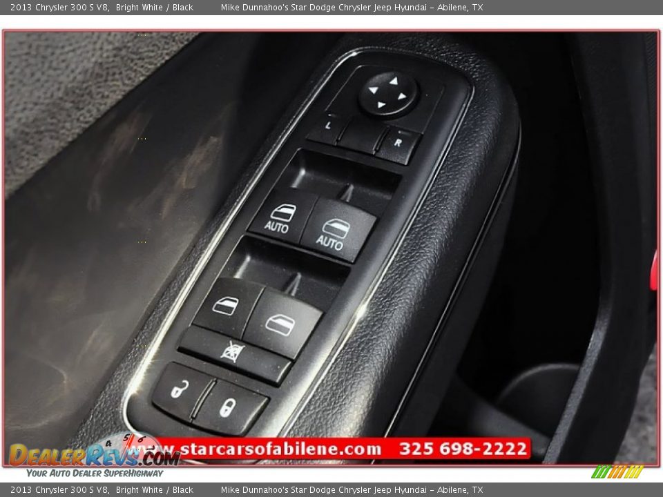 2013 Chrysler 300 S V8 Bright White / Black Photo #13