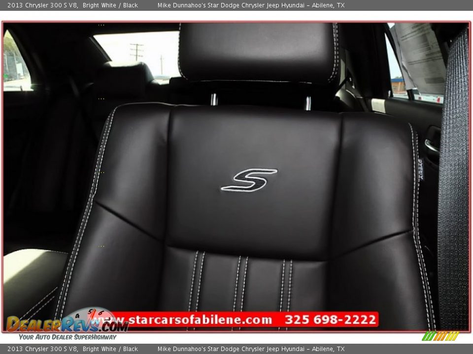 2013 Chrysler 300 S V8 Bright White / Black Photo #14