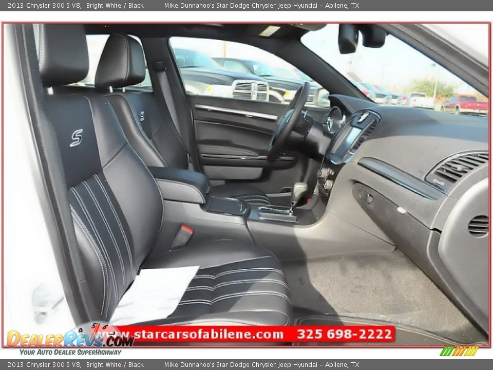 2013 Chrysler 300 S V8 Bright White / Black Photo #25