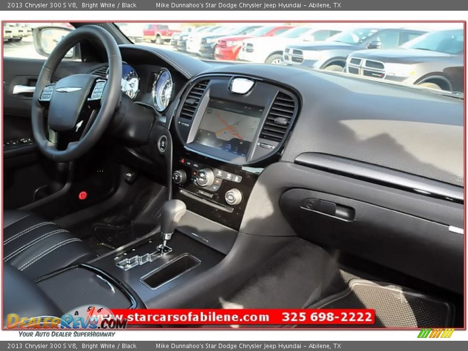 2013 Chrysler 300 S V8 Bright White / Black Photo #28