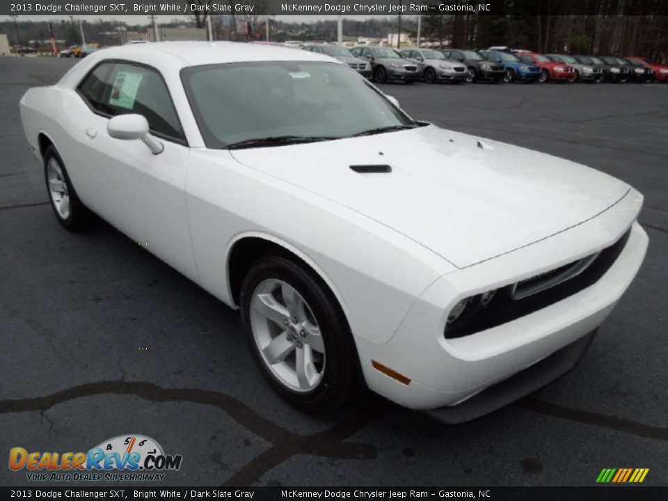 2013 Dodge Challenger SXT Bright White / Dark Slate Gray Photo #1