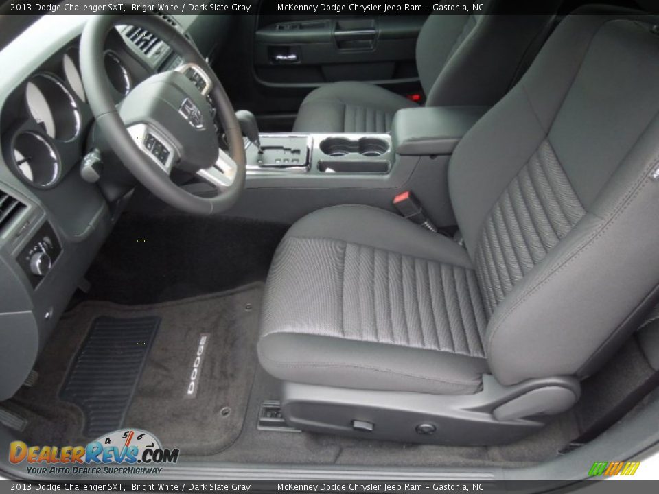 2013 Dodge Challenger SXT Bright White / Dark Slate Gray Photo #9