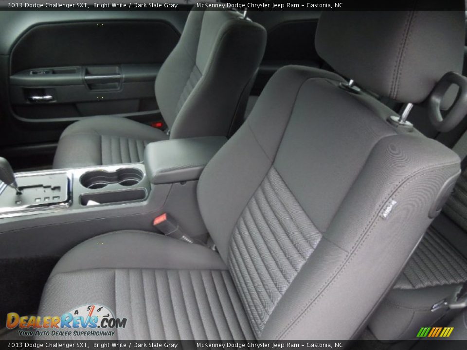 2013 Dodge Challenger SXT Bright White / Dark Slate Gray Photo #10