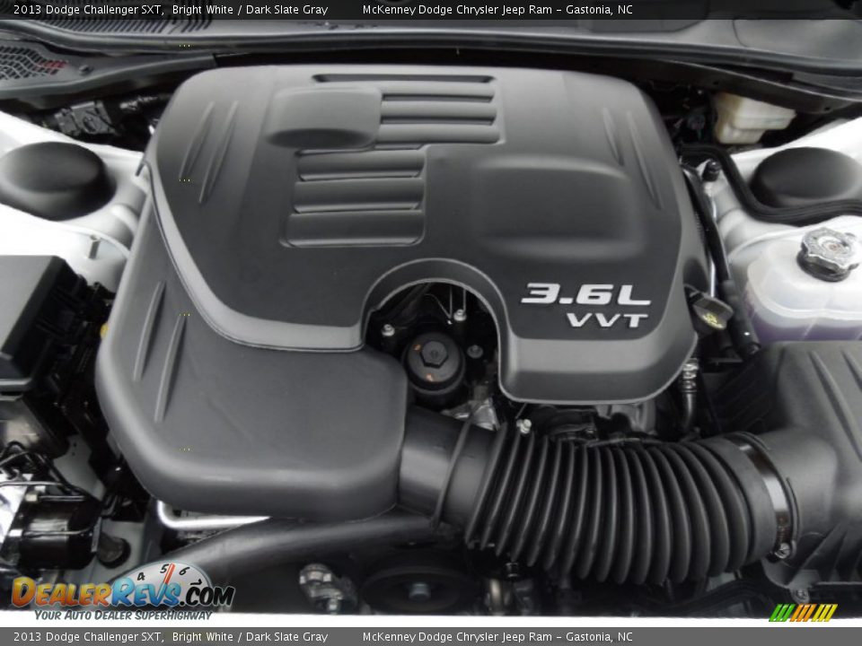 2013 Dodge Challenger SXT Bright White / Dark Slate Gray Photo #22