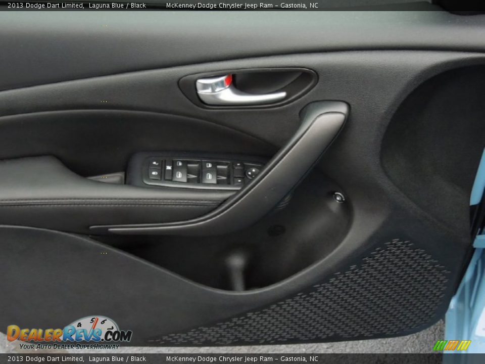 2013 Dodge Dart Limited Laguna Blue / Black Photo #10