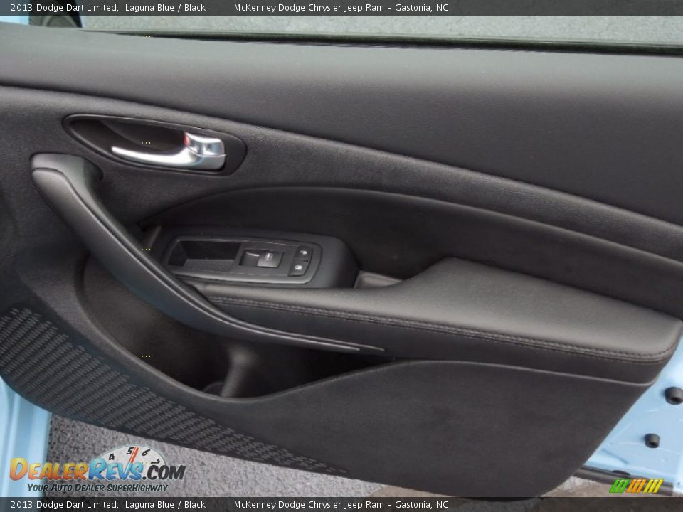2013 Dodge Dart Limited Laguna Blue / Black Photo #22