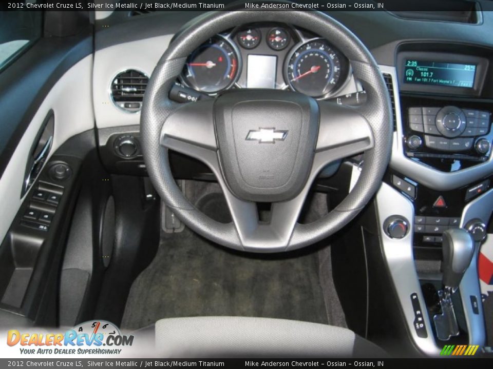 2012 Chevrolet Cruze LS Silver Ice Metallic / Jet Black/Medium Titanium Photo #12