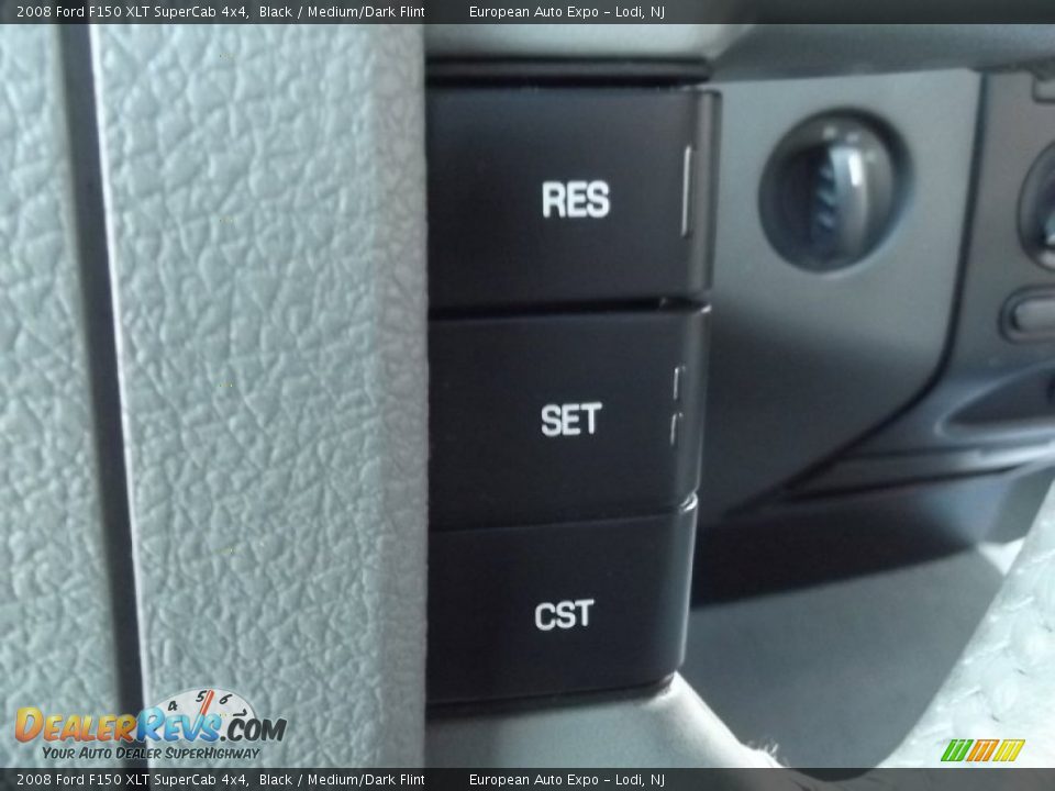 2008 Ford F150 XLT SuperCab 4x4 Black / Medium/Dark Flint Photo #22