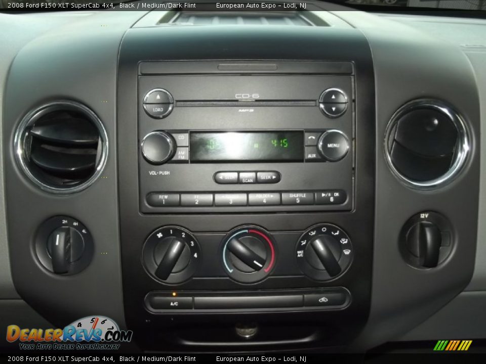 2008 Ford F150 XLT SuperCab 4x4 Black / Medium/Dark Flint Photo #27