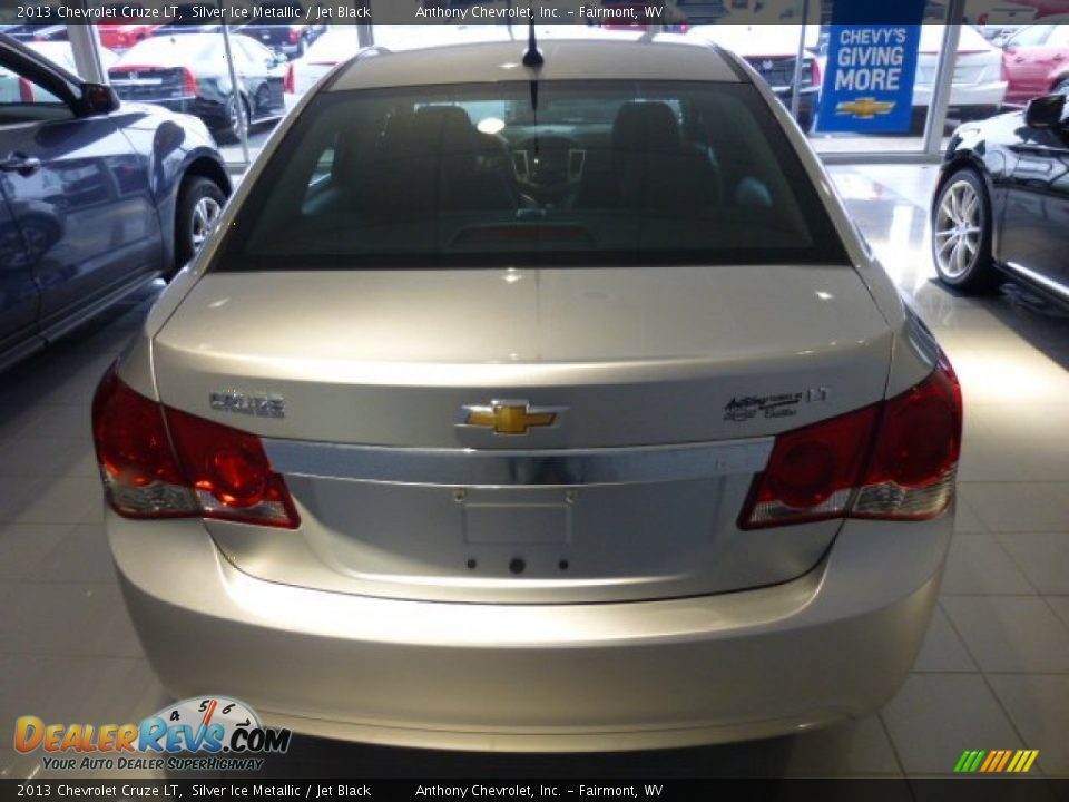 2013 Chevrolet Cruze LT Silver Ice Metallic / Jet Black Photo #5