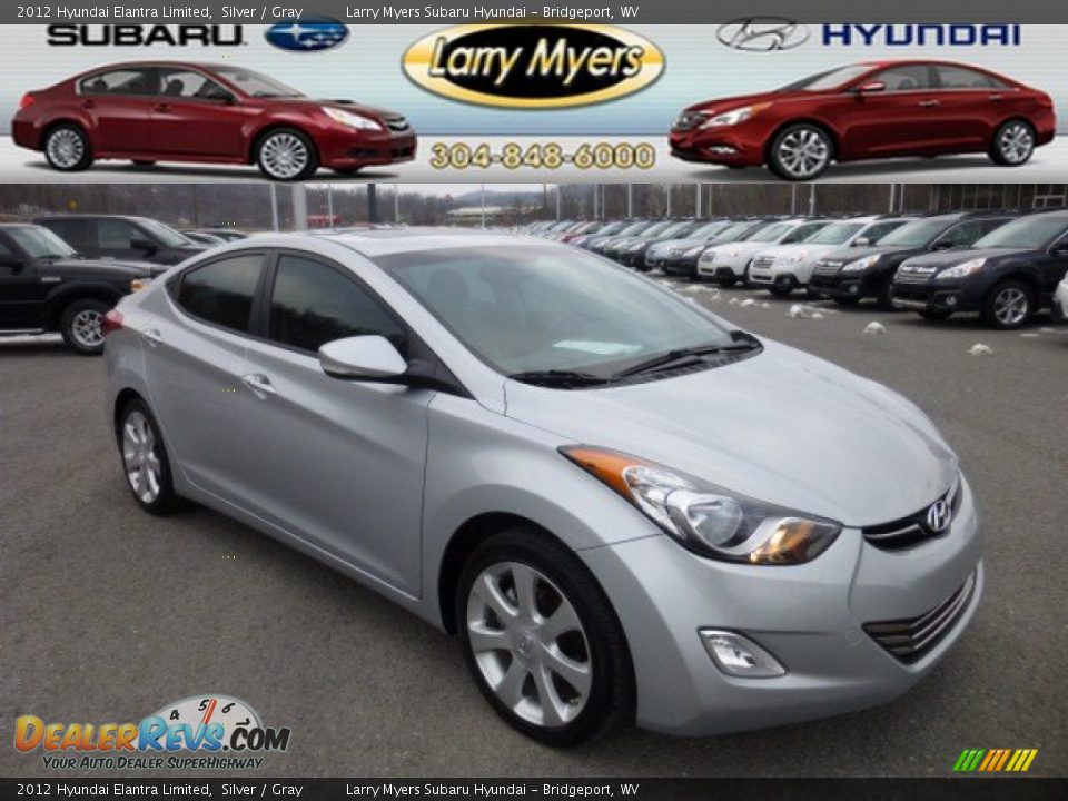 2012 Hyundai Elantra Limited Silver / Gray Photo #1
