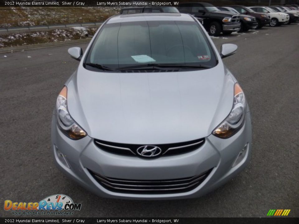 2012 Hyundai Elantra Limited Silver / Gray Photo #2
