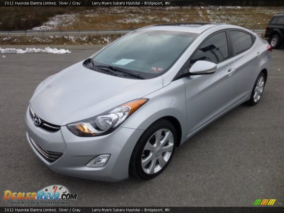2012 Hyundai Elantra Limited Silver / Gray Photo #3