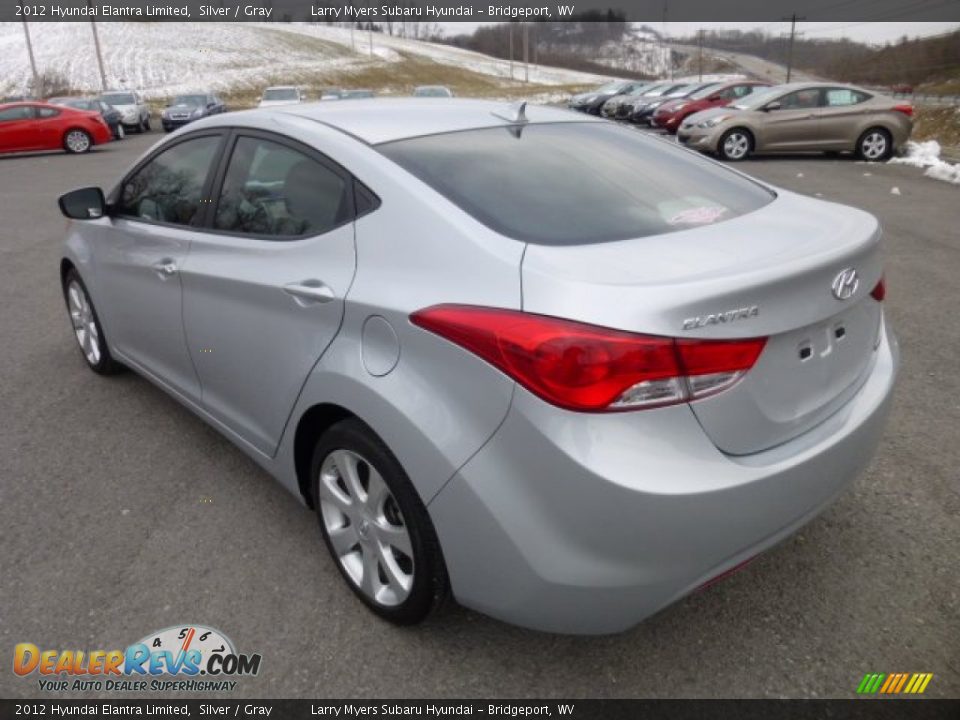 2012 Hyundai Elantra Limited Silver / Gray Photo #5