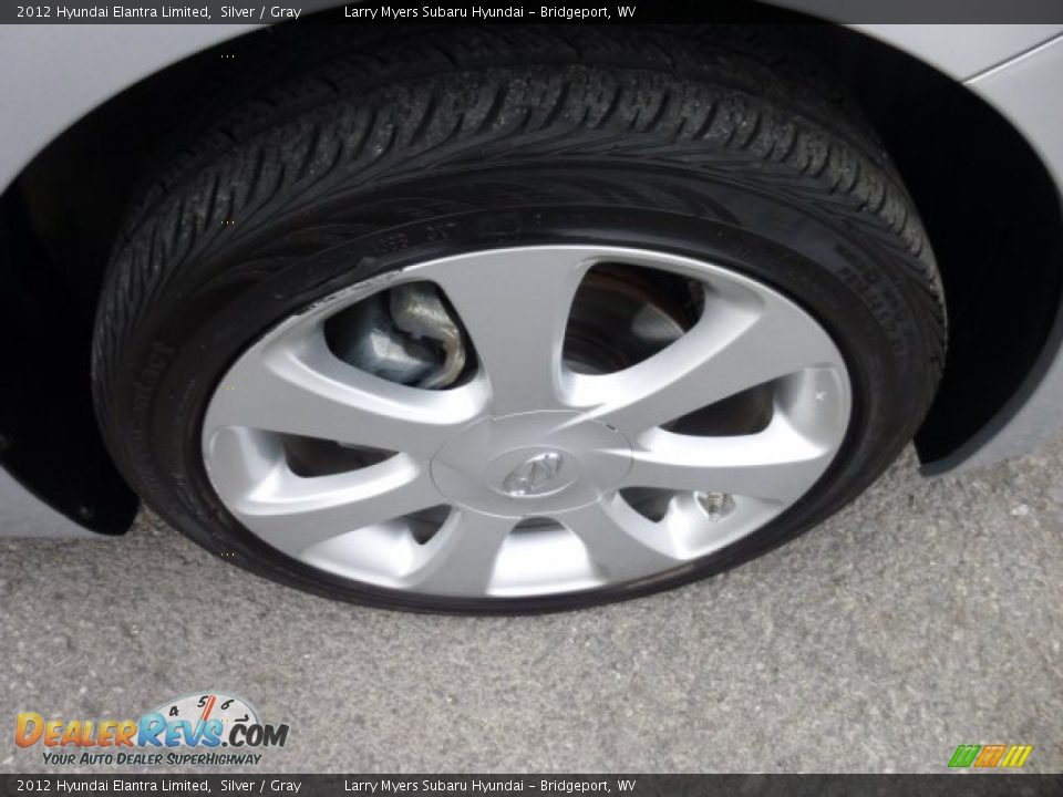 2012 Hyundai Elantra Limited Silver / Gray Photo #9