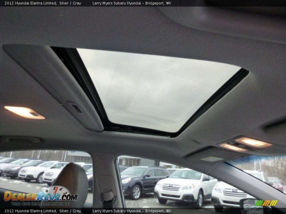 2012 Hyundai Elantra Limited Silver / Gray Photo #11