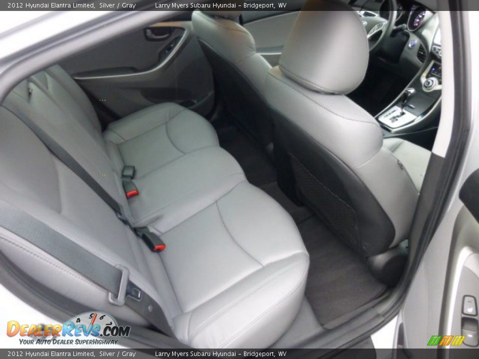 2012 Hyundai Elantra Limited Silver / Gray Photo #12