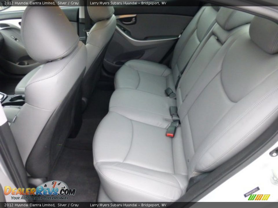 2012 Hyundai Elantra Limited Silver / Gray Photo #13