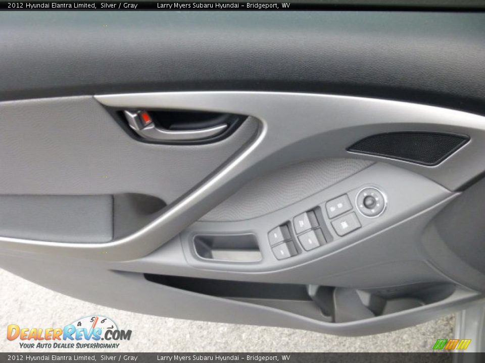 2012 Hyundai Elantra Limited Silver / Gray Photo #17