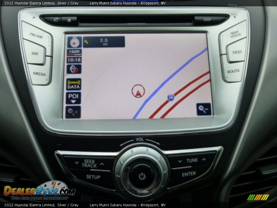2012 Hyundai Elantra Limited Silver / Gray Photo #18