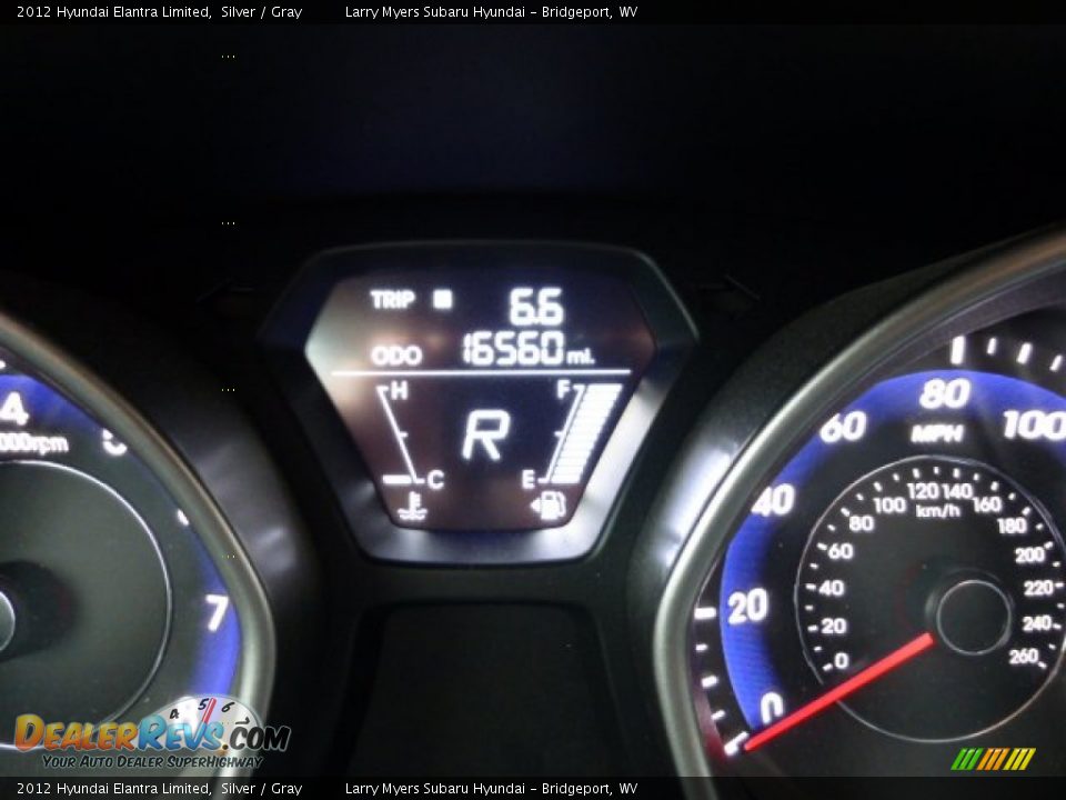2012 Hyundai Elantra Limited Silver / Gray Photo #20