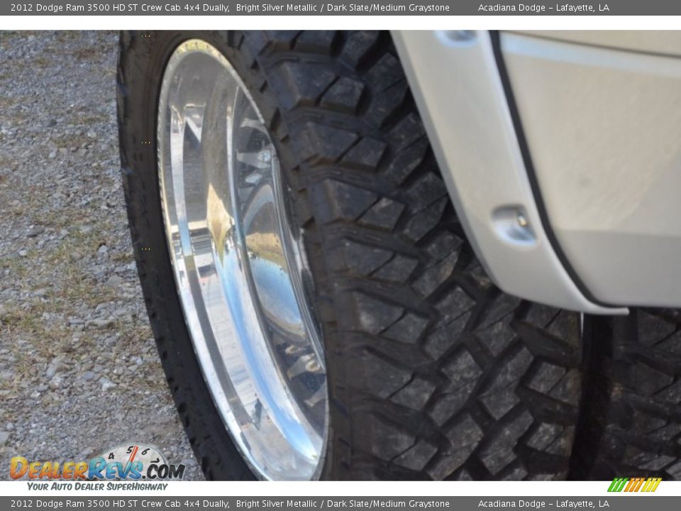 2012 Dodge Ram 3500 HD ST Crew Cab 4x4 Dually Bright Silver Metallic / Dark Slate/Medium Graystone Photo #4