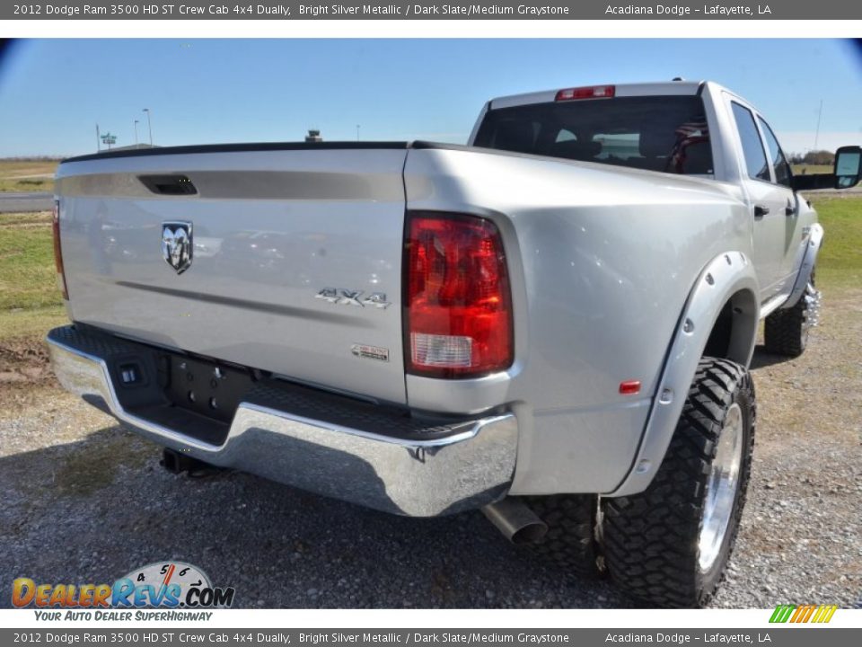2012 Dodge Ram 3500 HD ST Crew Cab 4x4 Dually Bright Silver Metallic / Dark Slate/Medium Graystone Photo #7