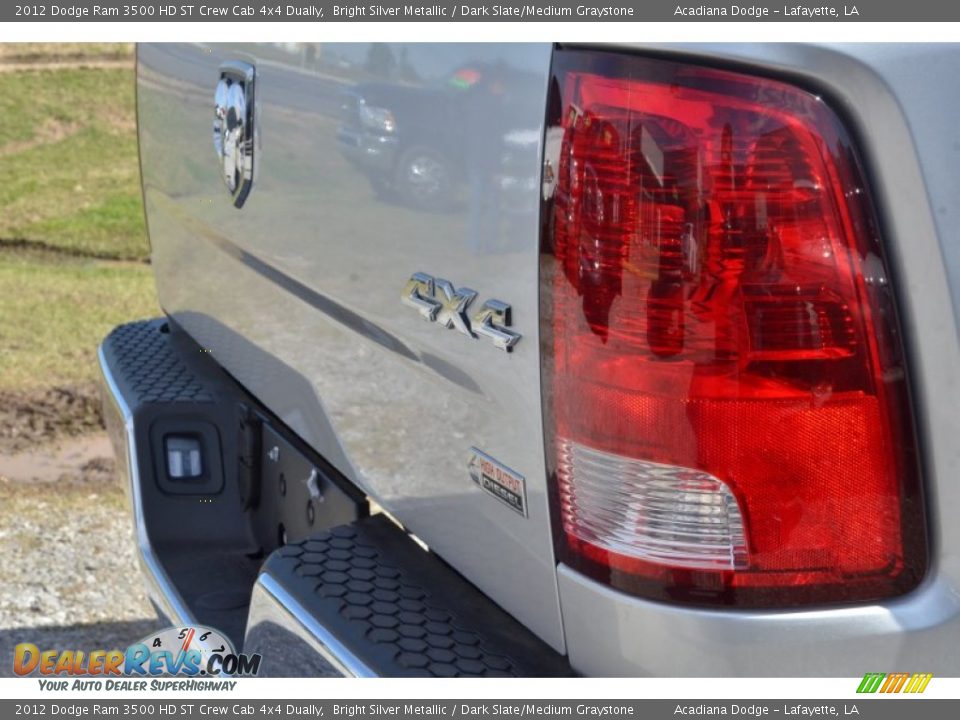 2012 Dodge Ram 3500 HD ST Crew Cab 4x4 Dually Bright Silver Metallic / Dark Slate/Medium Graystone Photo #8