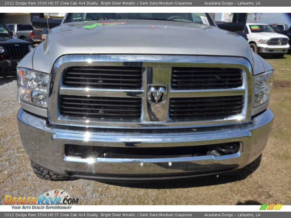 2012 Dodge Ram 3500 HD ST Crew Cab 4x4 Dually Bright Silver Metallic / Dark Slate/Medium Graystone Photo #13