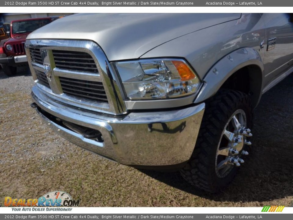 2012 Dodge Ram 3500 HD ST Crew Cab 4x4 Dually Bright Silver Metallic / Dark Slate/Medium Graystone Photo #14