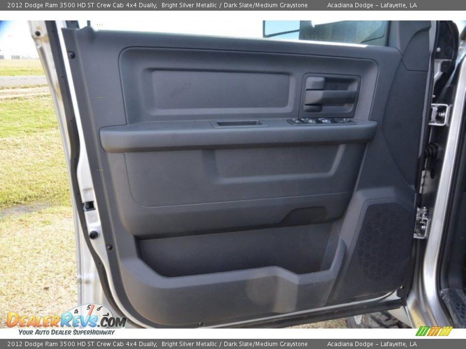 2012 Dodge Ram 3500 HD ST Crew Cab 4x4 Dually Bright Silver Metallic / Dark Slate/Medium Graystone Photo #18