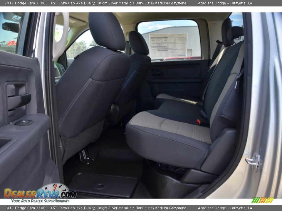 2012 Dodge Ram 3500 HD ST Crew Cab 4x4 Dually Bright Silver Metallic / Dark Slate/Medium Graystone Photo #21