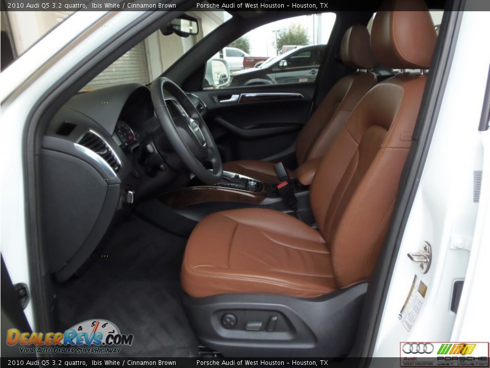 2010 Audi Q5 3.2 quattro Ibis White / Cinnamon Brown Photo #5