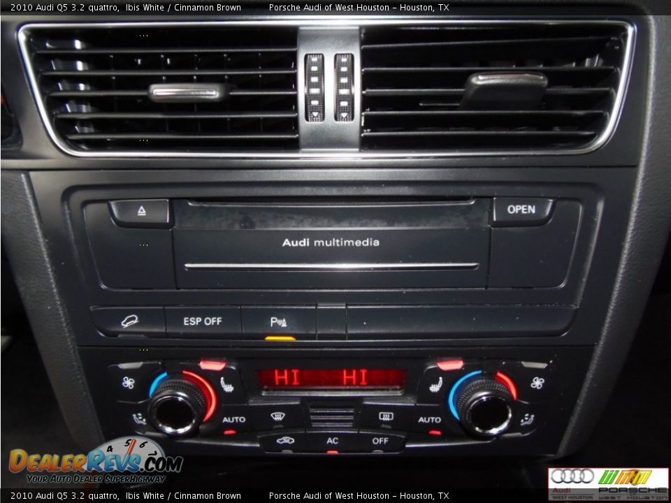 2010 Audi Q5 3.2 quattro Ibis White / Cinnamon Brown Photo #8