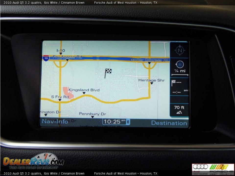 2010 Audi Q5 3.2 quattro Ibis White / Cinnamon Brown Photo #9