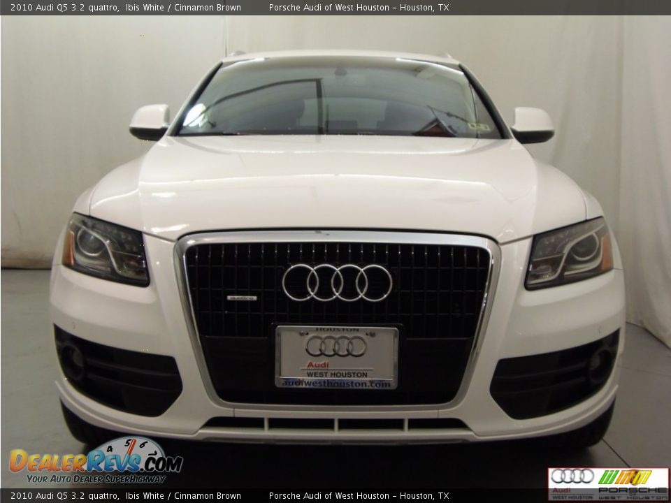 2010 Audi Q5 3.2 quattro Ibis White / Cinnamon Brown Photo #15