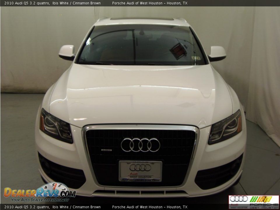 2010 Audi Q5 3.2 quattro Ibis White / Cinnamon Brown Photo #16