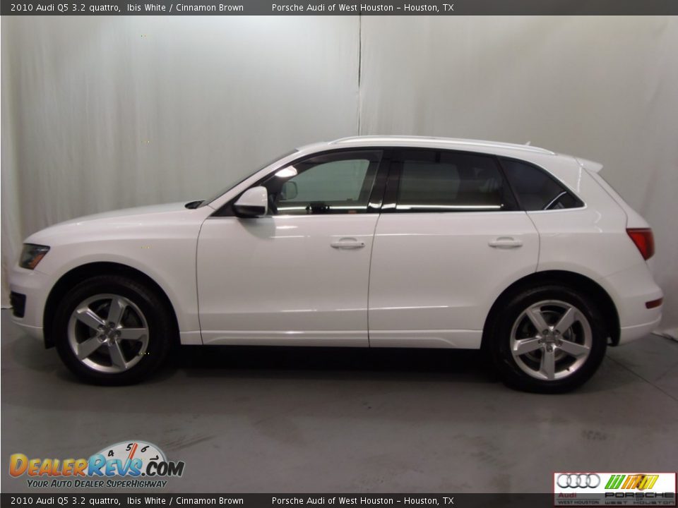 2010 Audi Q5 3.2 quattro Ibis White / Cinnamon Brown Photo #17