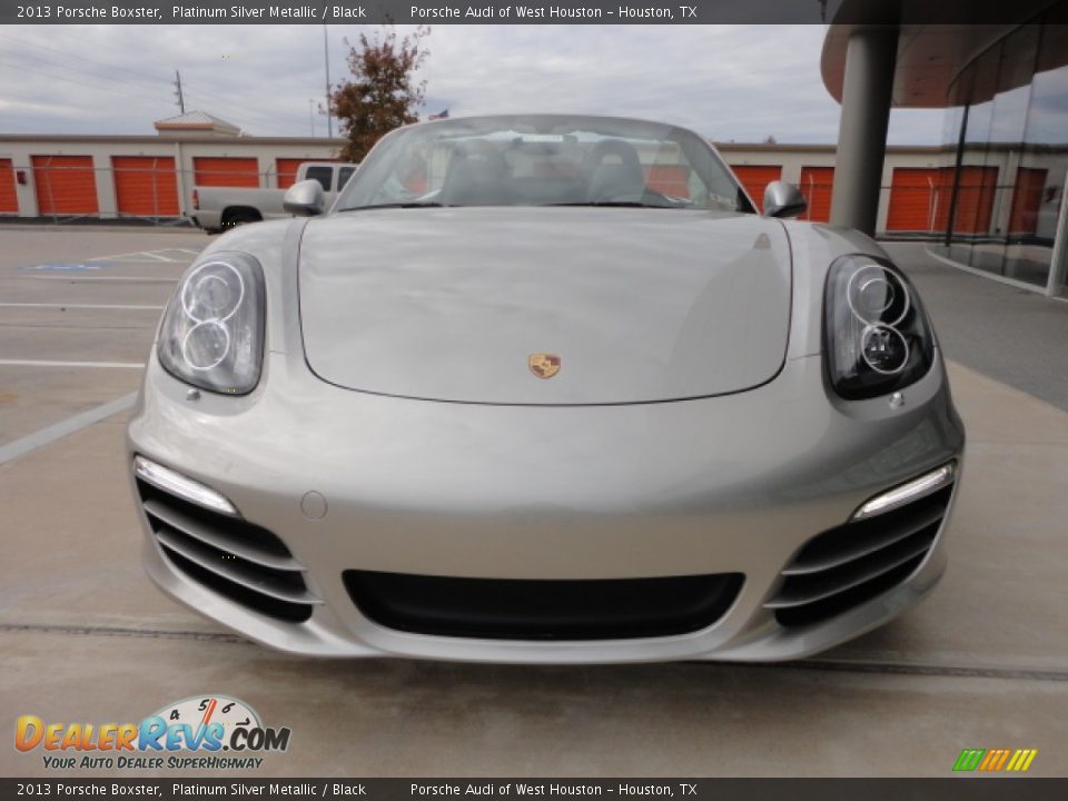 2013 Porsche Boxster Platinum Silver Metallic / Black Photo #2