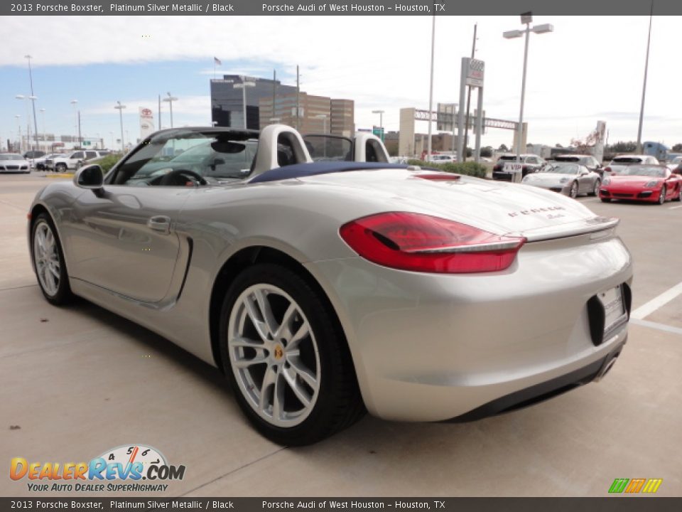 2013 Porsche Boxster Platinum Silver Metallic / Black Photo #4