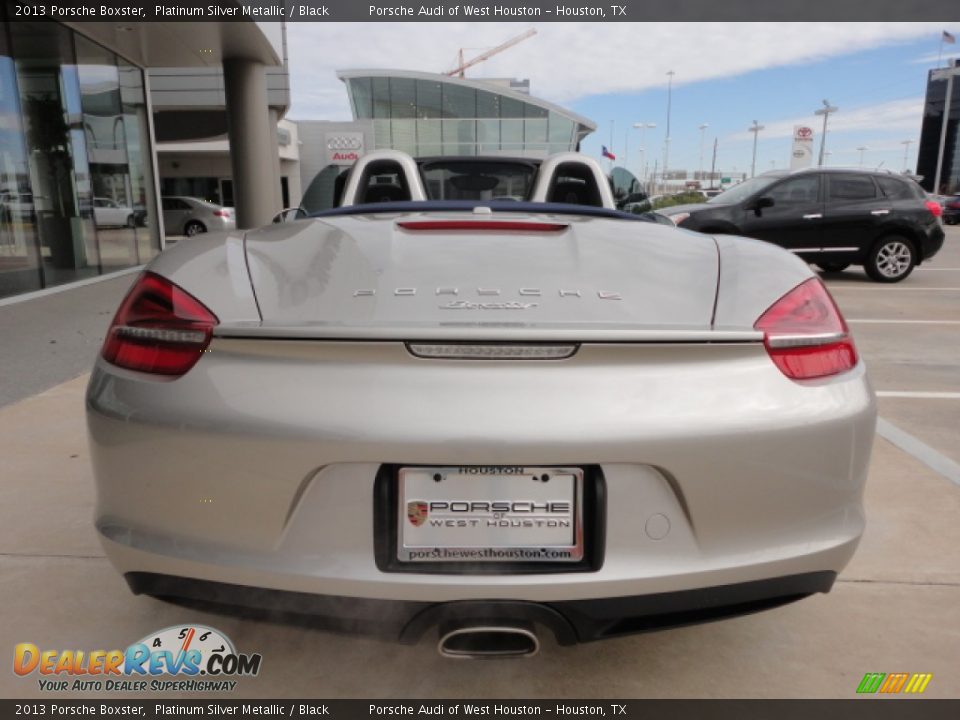 2013 Porsche Boxster Platinum Silver Metallic / Black Photo #5