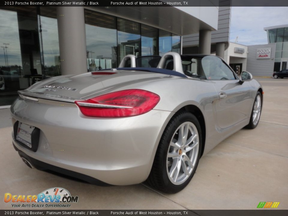 2013 Porsche Boxster Platinum Silver Metallic / Black Photo #6