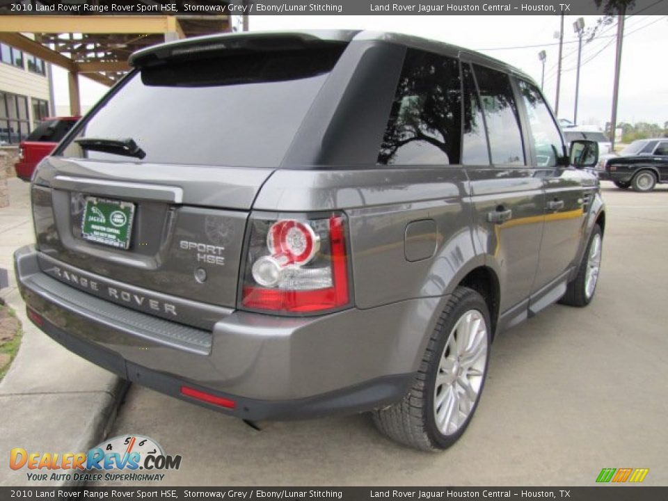2010 Land Rover Range Rover Sport HSE Stornoway Grey / Ebony/Lunar Stitching Photo #10