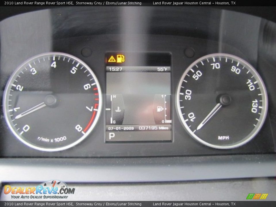 2010 Land Rover Range Rover Sport HSE Stornoway Grey / Ebony/Lunar Stitching Photo #15